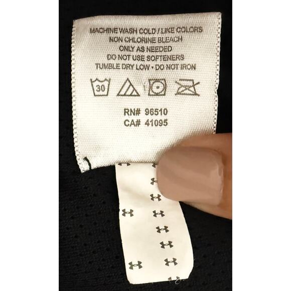 Under Armour Men's All Season Lightweight Mesh Lined Jacket Front Zip Black Gray - Picture 11 of 12